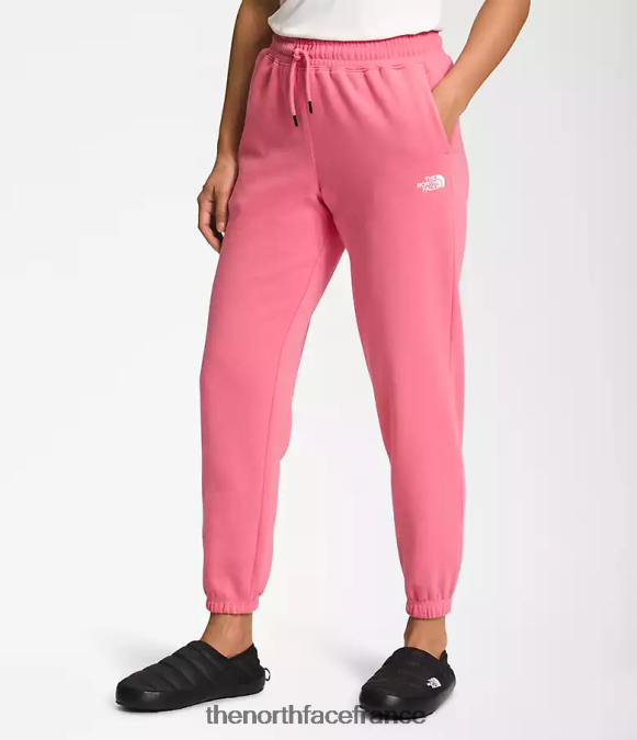 vêtements The North Face femmes pantalon de survêtement en molleton à demi-dôme rose cosmo/blanc tnf ZPZRD982