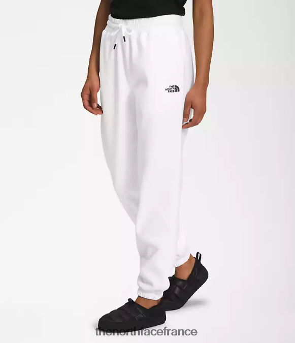 vêtements The North Face femmes pantalon de survêtement en molleton à demi-dôme tnf blanc/tnf noir ZPZRD978