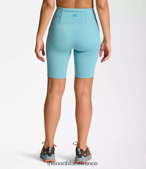 vêtements The North Face femmes short collant 9'' dune sky bruyère des eaux récifales ZPZRD811