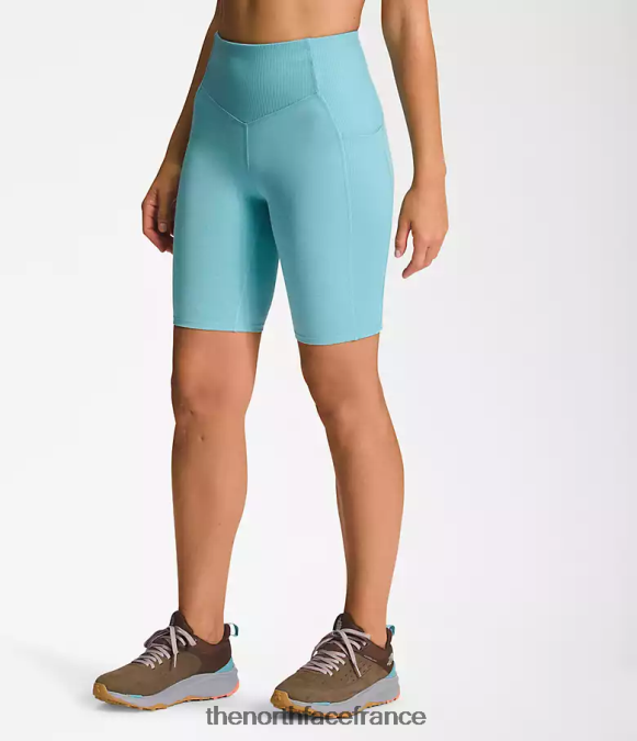 vêtements The North Face femmes short collant 9'' dune sky bruyère des eaux récifales ZPZRD811