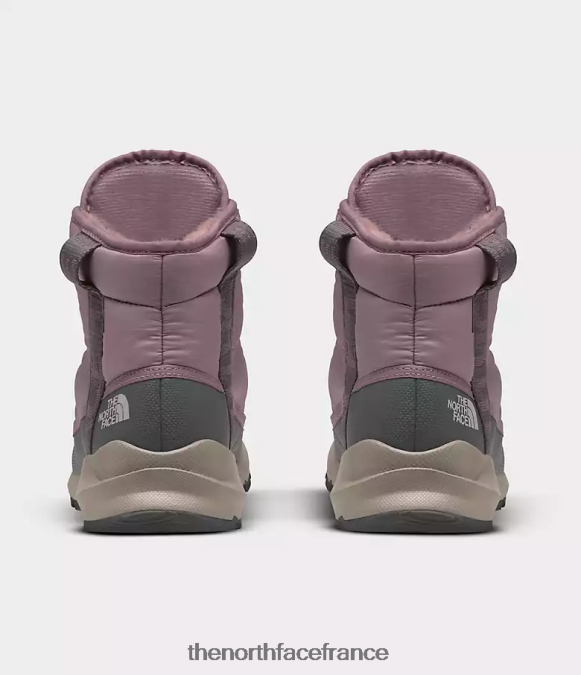 chaussure The North Face femmes bottes imperméables de luxe à lacets Thermoball gris fauve/gris asphalte ZPZRD813