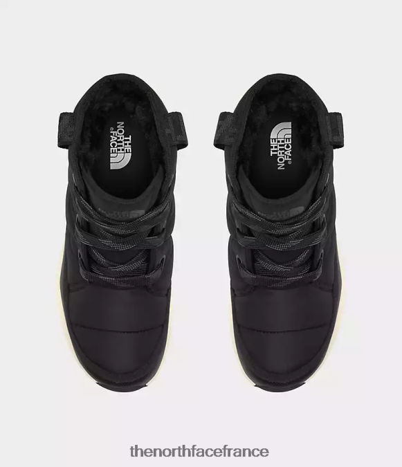 chaussure The North Face femmes bottes imperméables de luxe à lacets Thermoball noir tnf/gris asphalte ZPZRD814