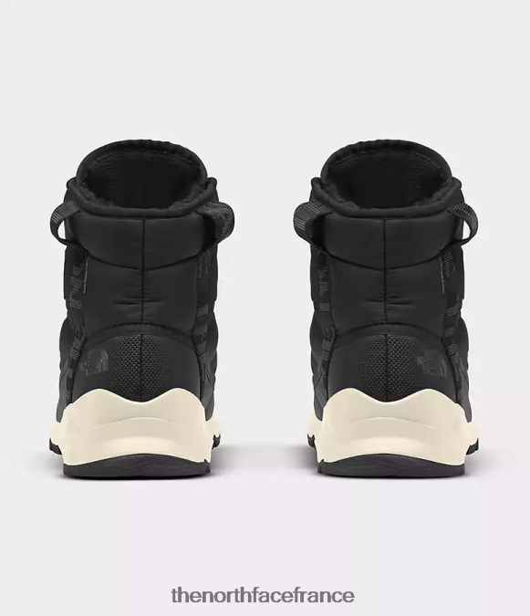 chaussure The North Face femmes bottes imperméables de luxe à lacets Thermoball noir tnf/gris asphalte ZPZRD814