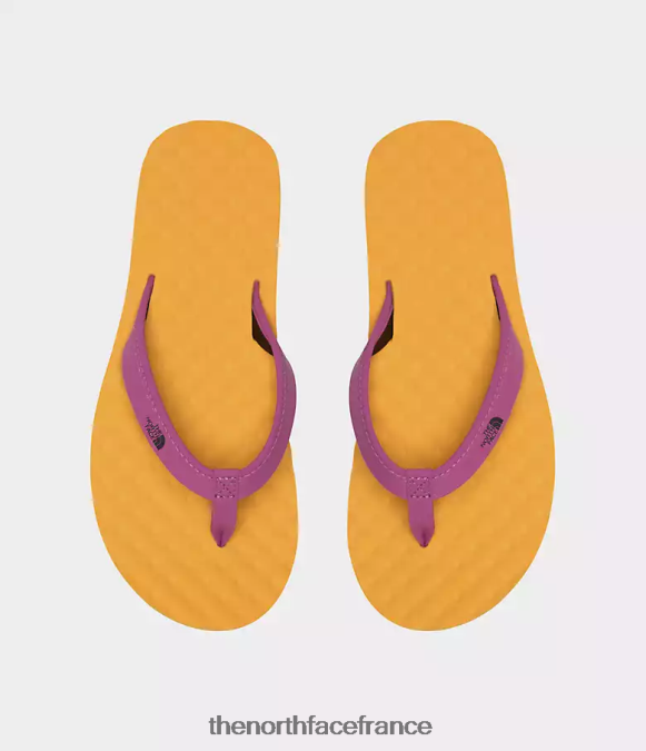chaussure The North Face femmes base camp mini slip-ons ii sommet du camp de base fleur de cactus or/violet ZPZRD64
