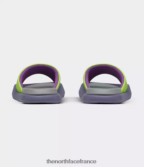 chaussure The North Face femmes diapositives du triarque ardoise lunaire/led jaune ZPZRD173