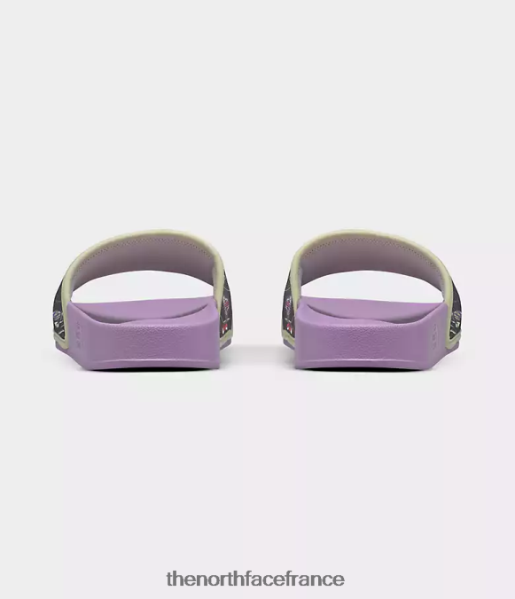 chaussure The North Face femmes toboggans du camp de base iii imprimé lupin/tnf noir ZPZRD575