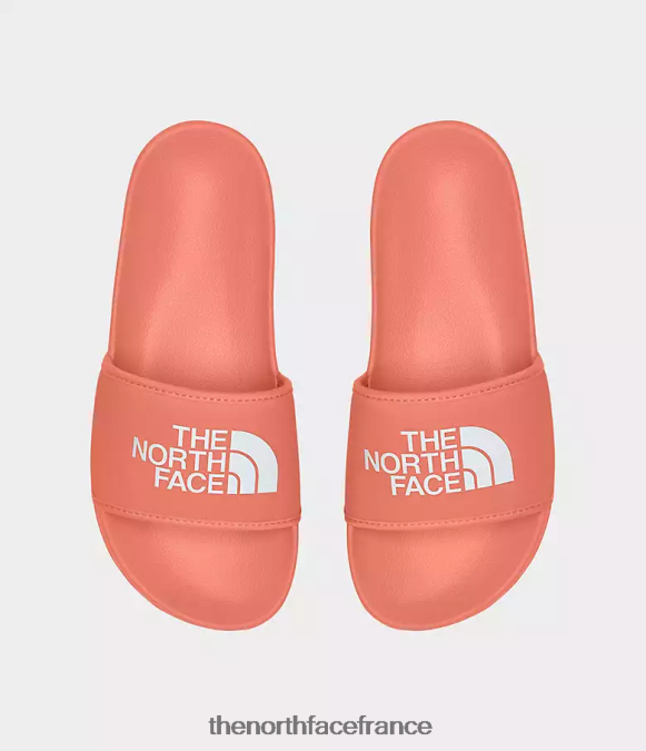 chaussure The North Face femmes toboggans du camp de base iii orange corail poussiéreux/blanc tnf ZPZRD577