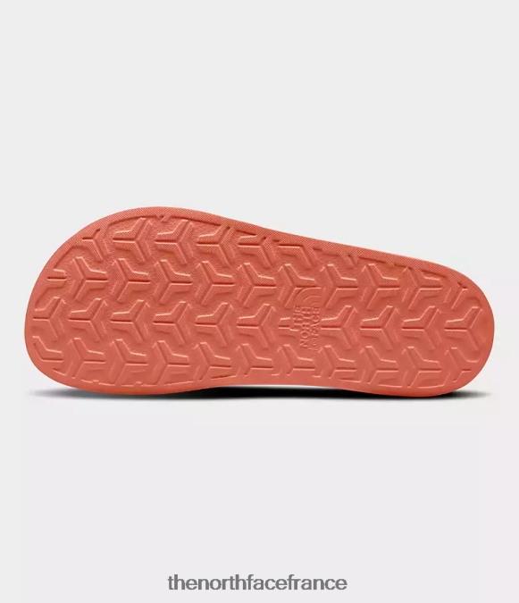 chaussure The North Face femmes toboggans du camp de base iii orange corail poussiéreux/blanc tnf ZPZRD577