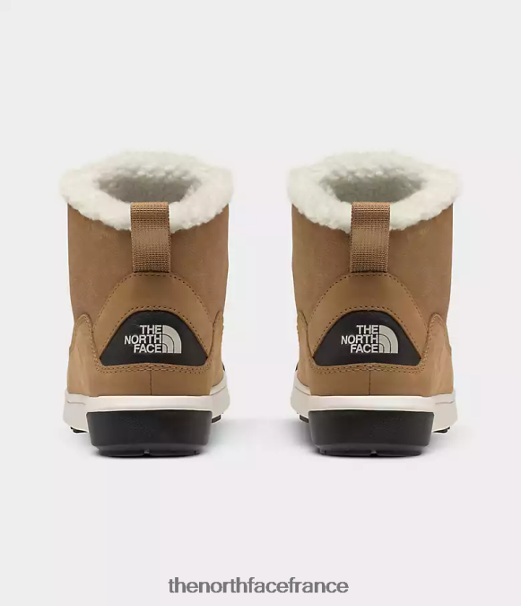 chaussure The North Face femmes bottes imperméables à lacets mi-hautes sierra beurre d'amande/tnf noir ZPZRD1101