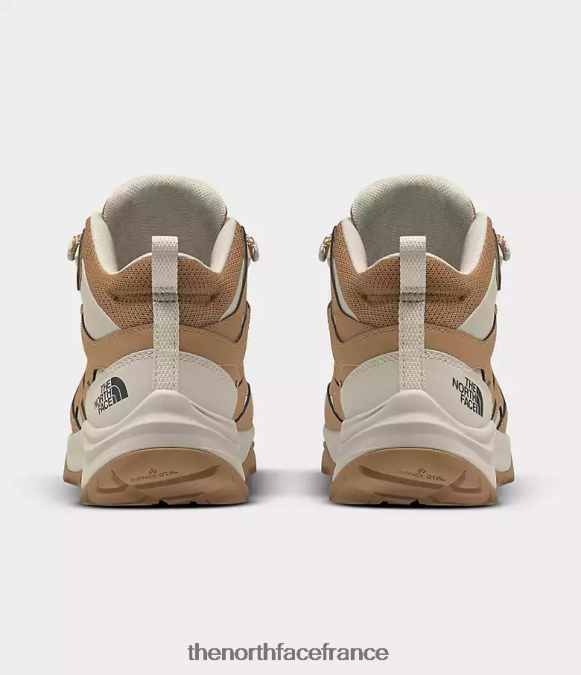 chaussure The North Face femmes bottes imperméables mi-hautes hedgehog 3 beurre d'amande/grès ZPZRD684