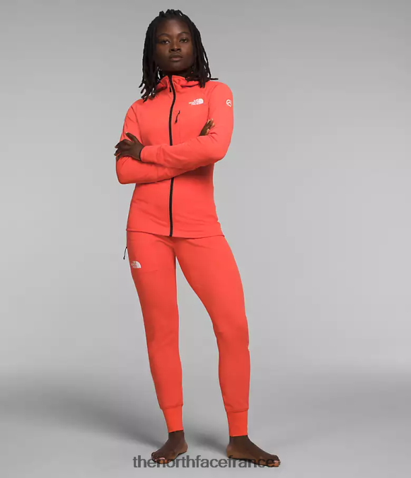 vêtements The North Face femmes pantalon polaire future série summit orange rayonnant ZPZRD899