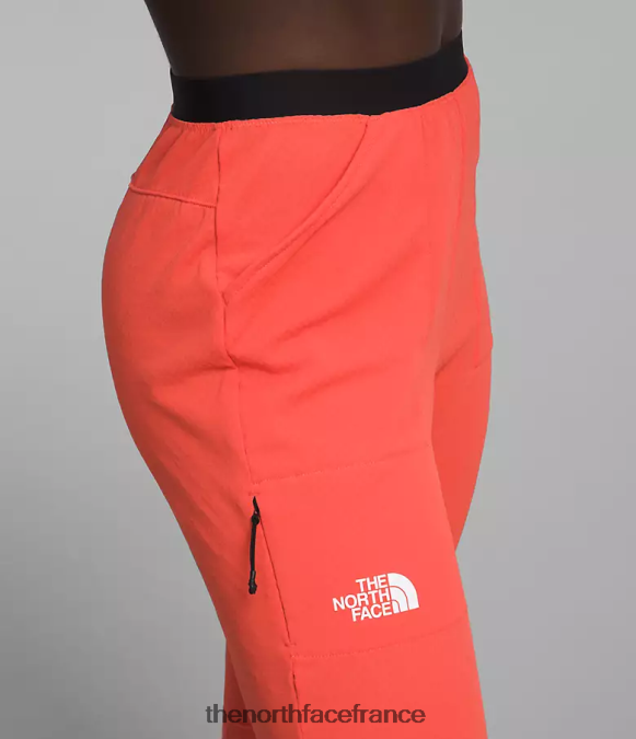 vêtements The North Face femmes pantalon polaire future série summit orange rayonnant ZPZRD899