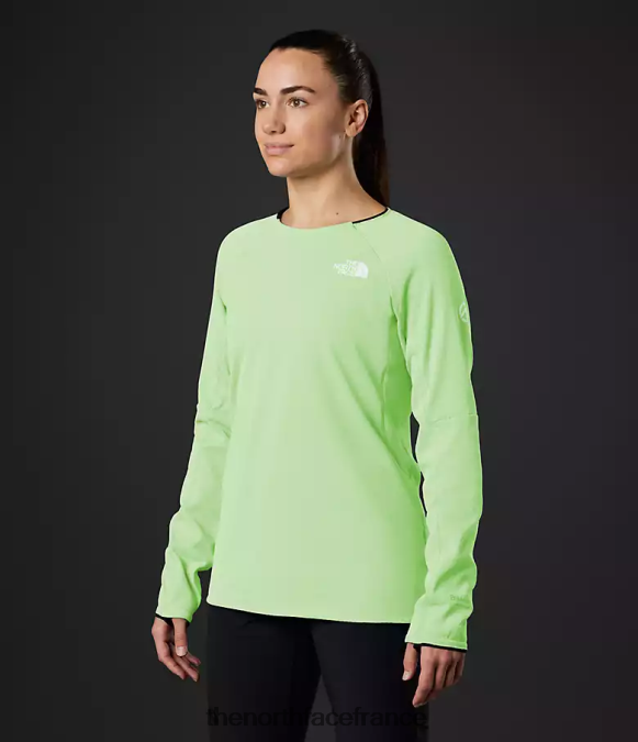 vêtements The North Face femmes équipage Futureflece de la série Summit patine verte ZPZRD162