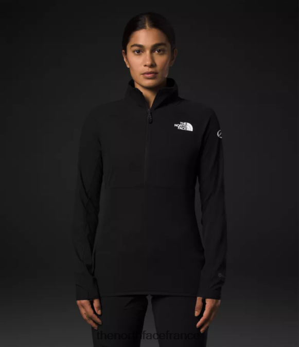 vêtements The North Face femmes summit series futurefleece lt-zip tnf noir ZPZRD446
