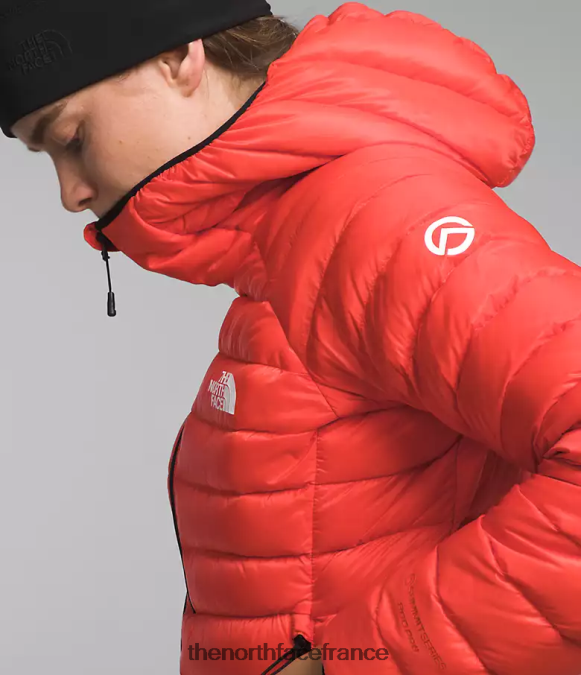 vêtements The North Face femmes sweat à capuche breithorn série summit orange rayonnant ZPZRD669