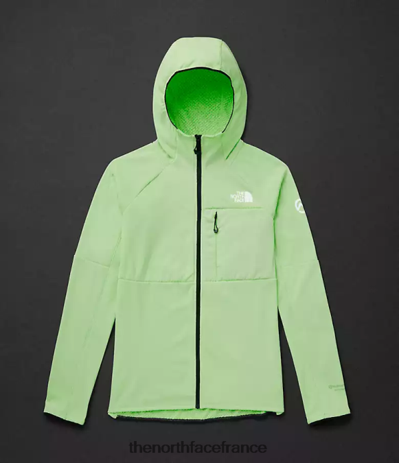 vêtements The North Face femmes sweat à capuche entièrement zippé Summit Series Futurefleece patine verte ZPZRD739