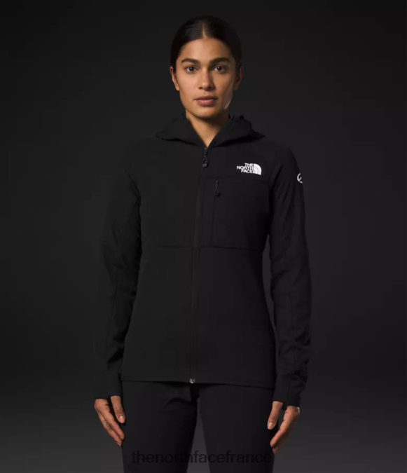 vêtements The North Face femmes sweat à capuche entièrement zippé Summit Series Futurefleece tnf noir ZPZRD737