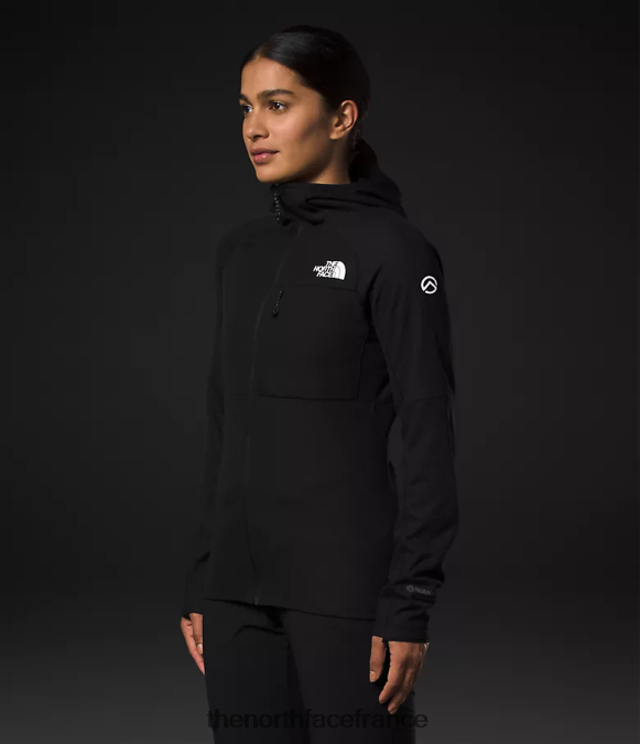 vêtements The North Face femmes sweat à capuche entièrement zippé Summit Series Futurefleece tnf noir ZPZRD737