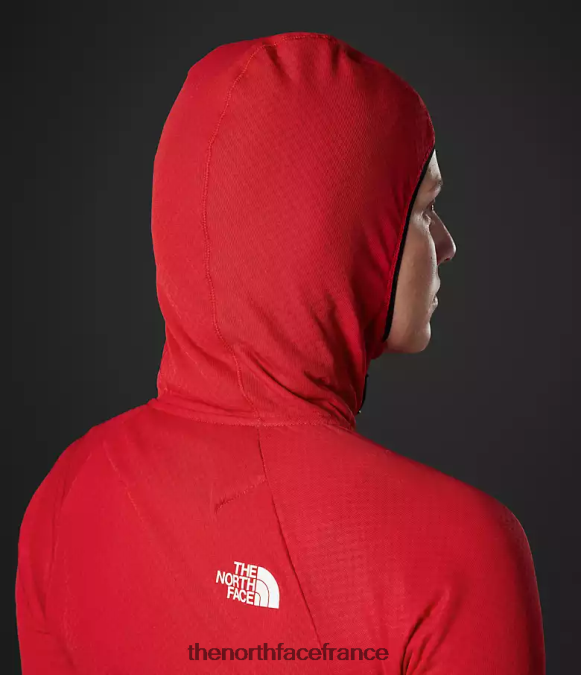 vêtements The North Face femmes sweat à capuche entièrement zippé Summit Series Futurefleece tnf rouge ZPZRD736