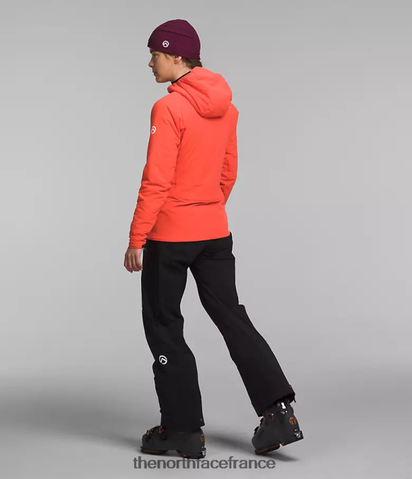 vêtements The North Face femmes sweat à capuche hybride casaval série summit orange rayonnant ZPZRD322