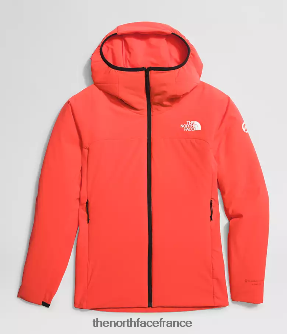 vêtements The North Face femmes sweat à capuche hybride casaval série summit orange rayonnant ZPZRD322