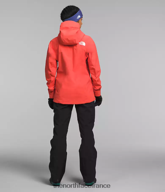 vêtements The North Face femmes veste Chamlang Futurelight de la série Summit orange rayonnant ZPZRD1173