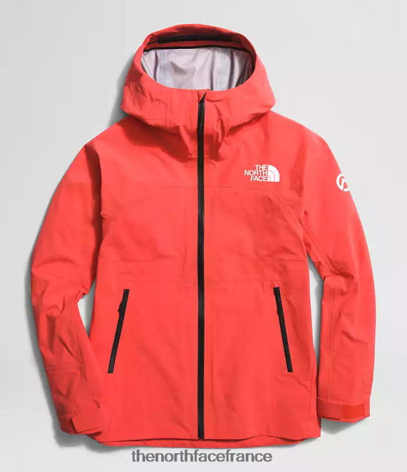 vêtements The North Face femmes veste Chamlang Futurelight de la série Summit orange rayonnant ZPZRD1173