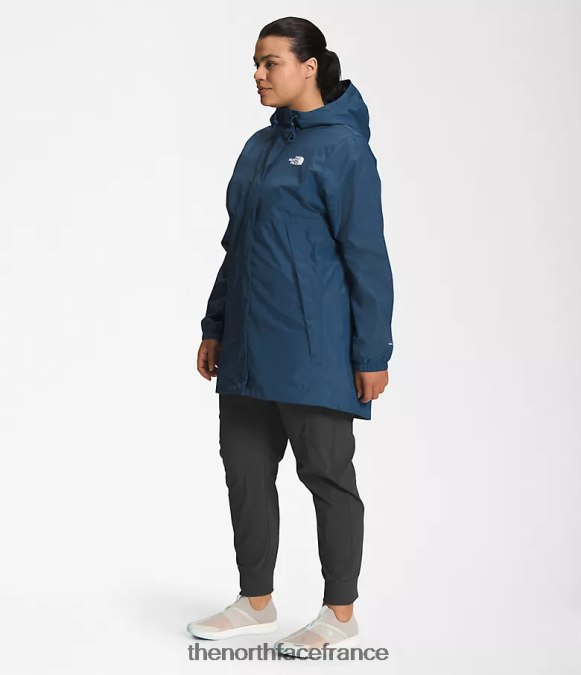 vêtements The North Face femmes parka antora bleu ombragé ZPZRD438