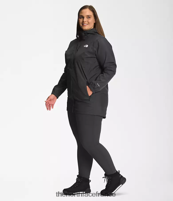 vêtements The North Face femmes parka antora gris asphalte ZPZRD436