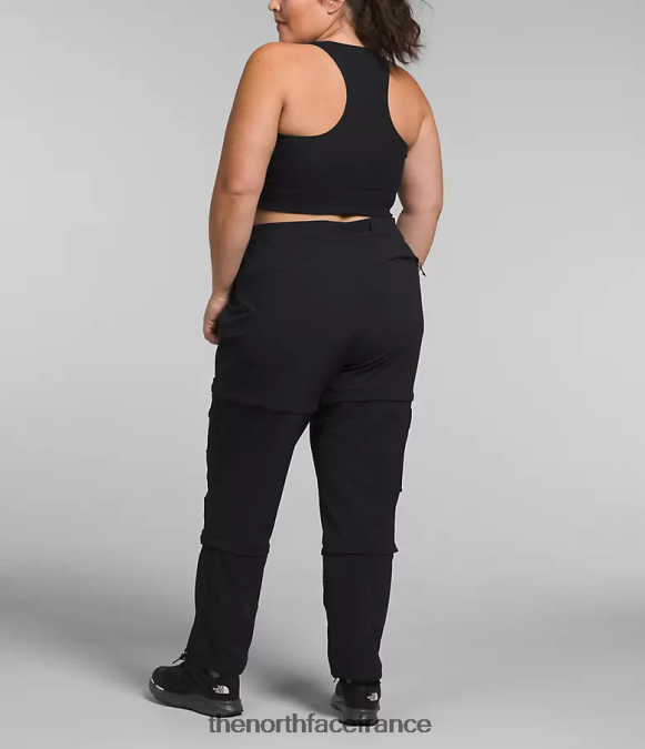 vêtements The North Face femmes plus pantalon zippé bridgeway tnf noir ZPZRD59