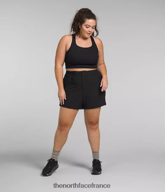 vêtements The North Face femmes plus pantalon zippé bridgeway tnf noir ZPZRD59