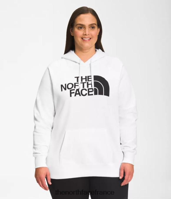 vêtements The North Face femmes plus sweat à capuche demi-dôme tnf blanc/tnf noir ZPZRD57