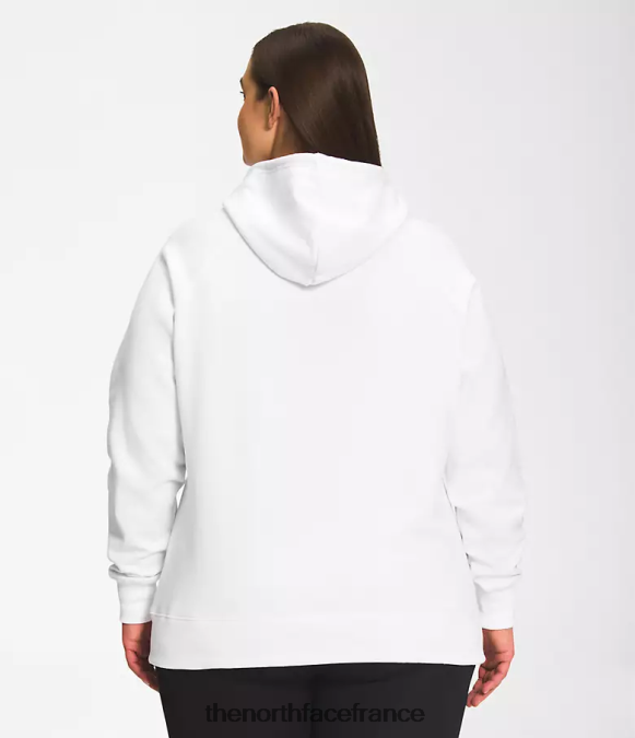 vêtements The North Face femmes plus sweat à capuche demi-dôme tnf blanc/tnf noir ZPZRD57