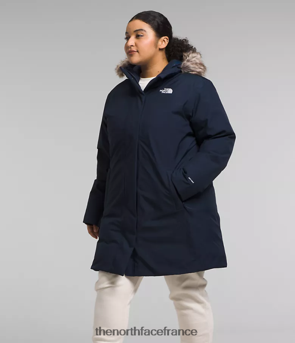 vêtements The North Face femmes plus une parka arctique marine du sommet ZPZRD966