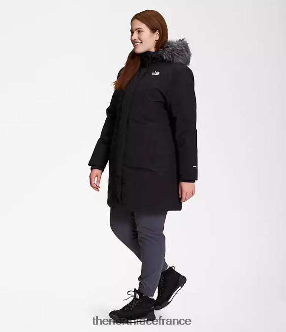 vêtements The North Face femmes plus une parka arctique tnf noir ZPZRD1283