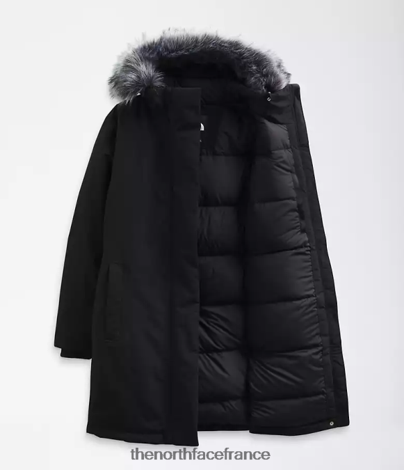vêtements The North Face femmes plus une parka arctique tnf noir ZPZRD1283
