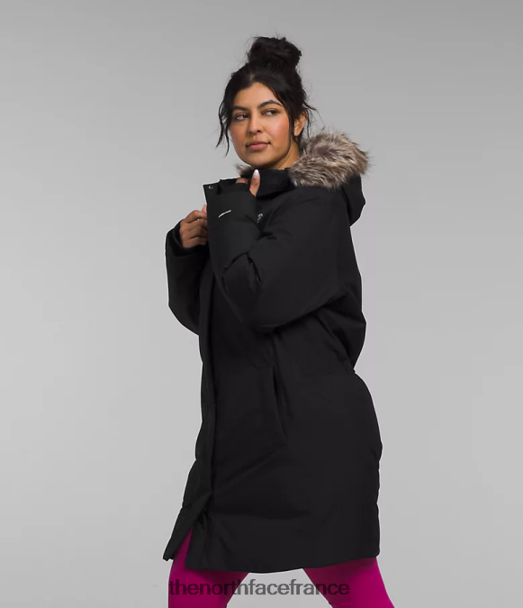 vêtements The North Face femmes plus une parka arctique tnf noir ZPZRD965