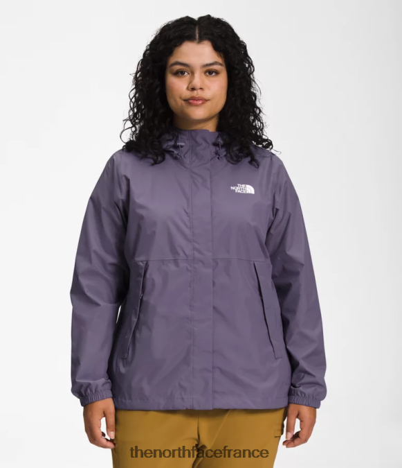 vêtements The North Face femmes plus veste antora ardoise lunaire ZPZRD240