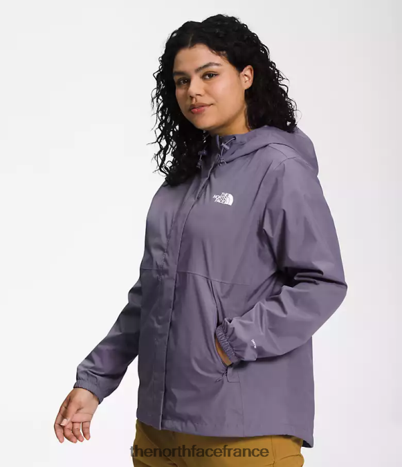 vêtements The North Face femmes plus veste antora ardoise lunaire ZPZRD240