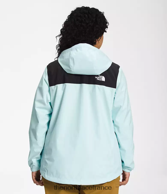 vêtements The North Face femmes plus veste antora tnf noir/bleu ciel ZPZRD241