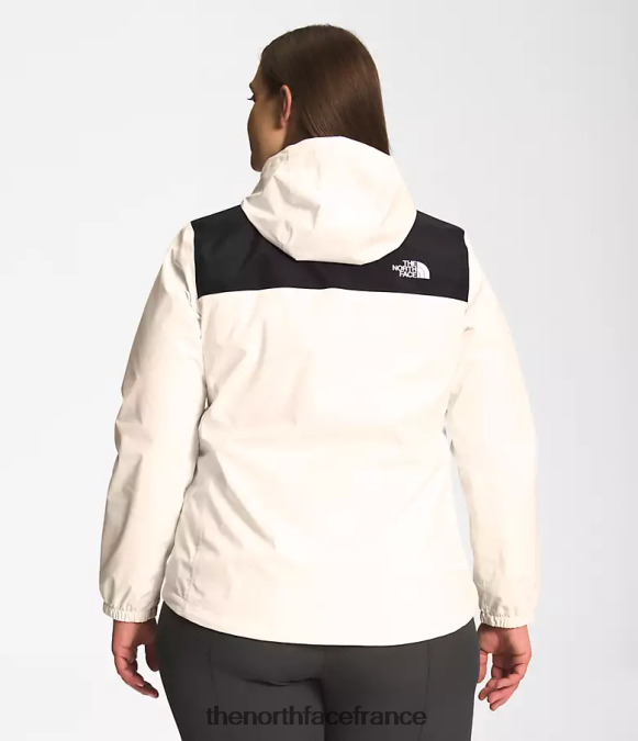 vêtements The North Face femmes plus veste antora tnf noir/gardénia blanc ZPZRD243