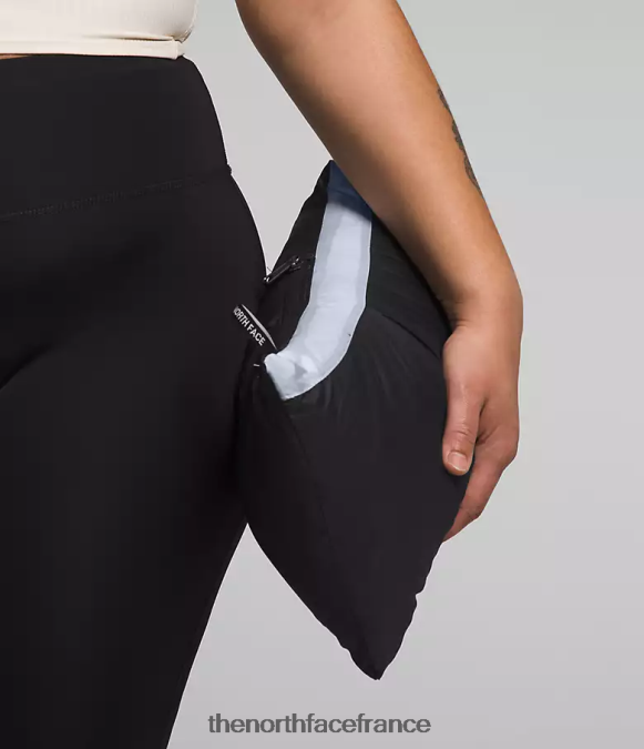 vêtements The North Face femmes plus veste nuptse rétro 1996 pervenche poussiéreuse/noir tnf ZPZRD797