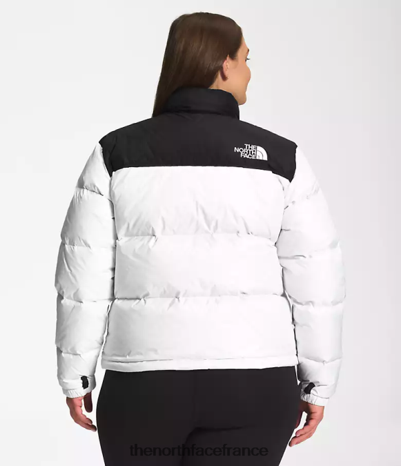 vêtements The North Face femmes plus veste nuptse rétro 1996 tnf blanc ZPZRD798