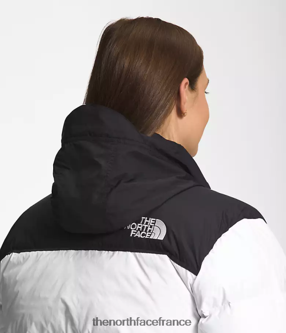 vêtements The North Face femmes plus veste nuptse rétro 1996 tnf blanc ZPZRD798
