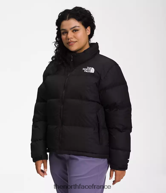 vêtements The North Face femmes plus veste nuptse rétro 1996 tnf recyclé noir ZPZRD796