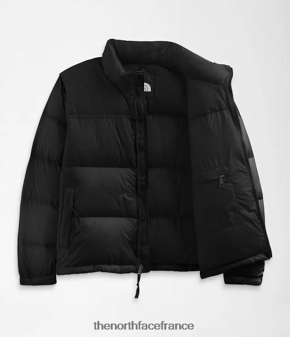 vêtements The North Face femmes plus veste nuptse rétro 1996 tnf recyclé noir ZPZRD796