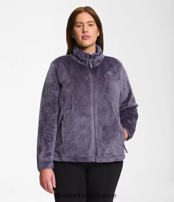 vêtements The North Face femmes plus veste osito ardoise lunaire ZPZRD1093