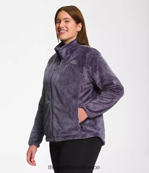 vêtements The North Face femmes plus veste osito ardoise lunaire ZPZRD1093