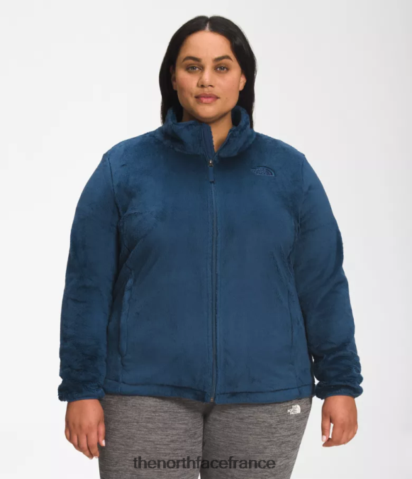 vêtements The North Face femmes plus veste osito bleu ombragé ZPZRD1088