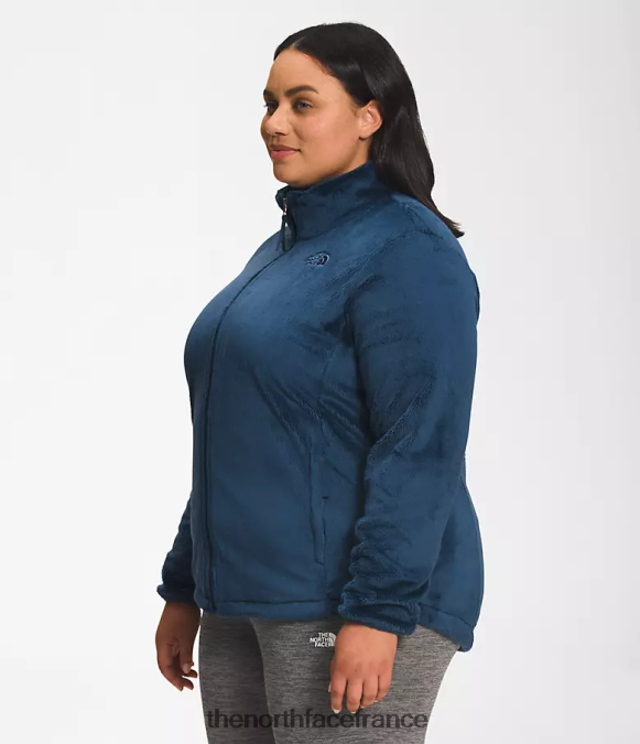 vêtements The North Face femmes plus veste osito bleu ombragé ZPZRD1088